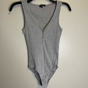 Nice Top Small Tank Top Bodysuit V-Neck